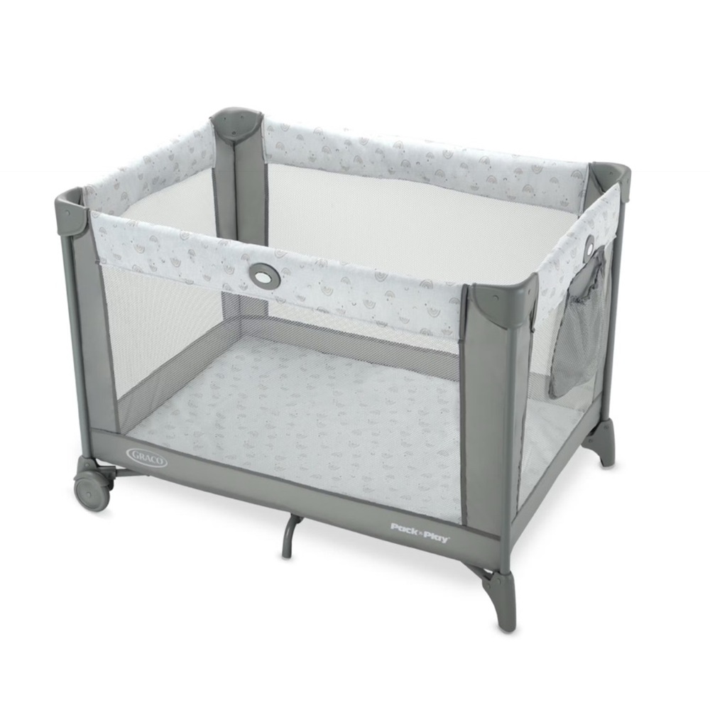 Graco Gray Pack 'n Play Playard - Portable Kids Playpen